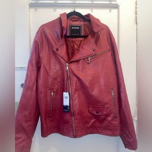 REASON LEATHER PUNK JACKET